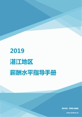 2019湛江地區(qū)軟件開發(fā)行業(yè)薪酬水平指導(dǎo)手冊